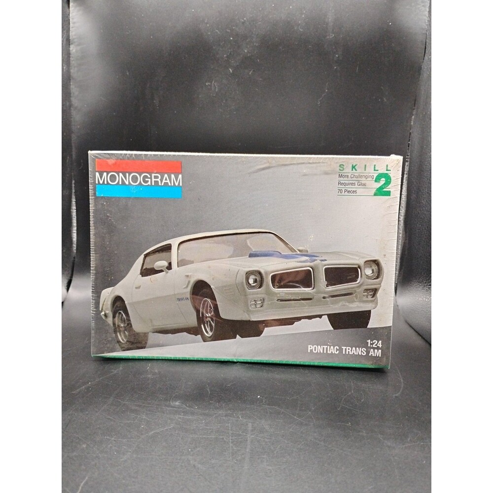 Monogram  1970 Pontiac Firebird Trans Am 1:24 Model Kit  - 1991 Sealed - 1/24